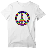 8-bit Peace T-shirt - Image 2