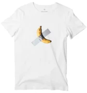 "Comedian" The Banana Taped To A Tee - Art T-shirt - Image 2